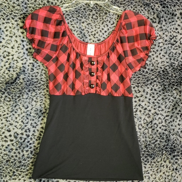 Voice Tops - Checkered Top